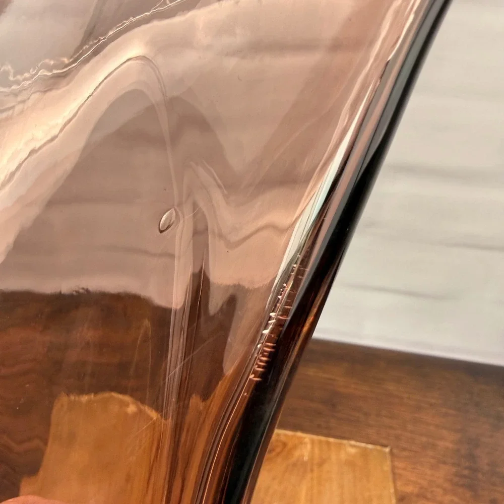 Blenko 872 Fan Vase Dusty Rose Art Glass